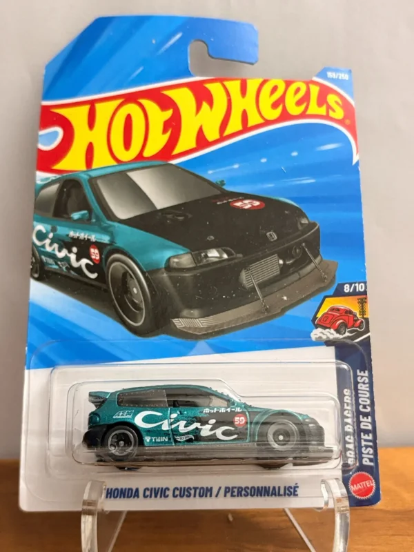 Hot Wheels Honda Civic Custom/Perspnnalise Green
