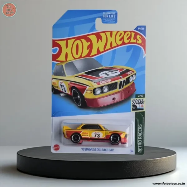 Hot Wheels '73 Bmw 3.0 Csl Race Car [yellow] (Imported card)