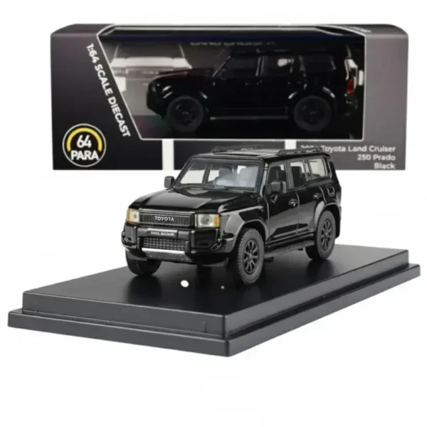 PARA64 1:64 2024 Toyota Land Cruiser 250 RHD Prado Black