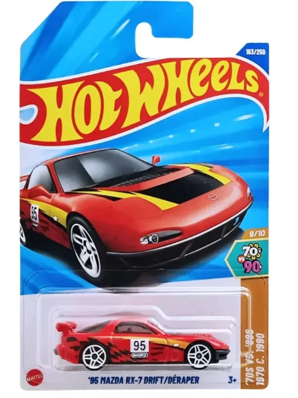 Hot Wheels HW '70S VS '90S - '95 Mazda RX-7 Drift Red