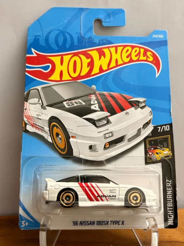 Hot Wheels 96 Nissan 180 SX Type X White Advan Imported card