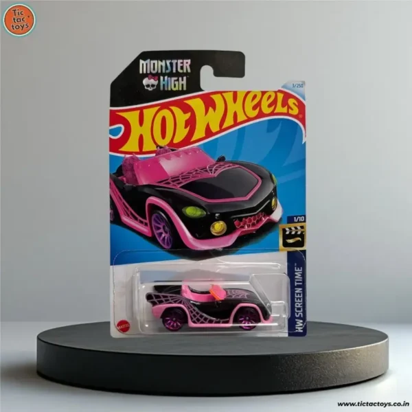 Hot Wheels Monster High GHOUL MOBILE Black Purple Imported Card