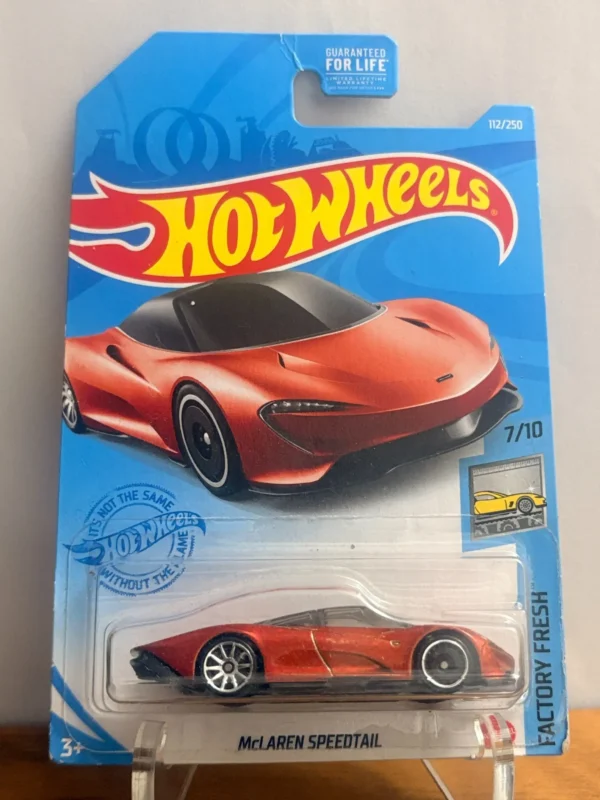 Hot Wheels Mclaren Speedtail (orange) Imported US Card