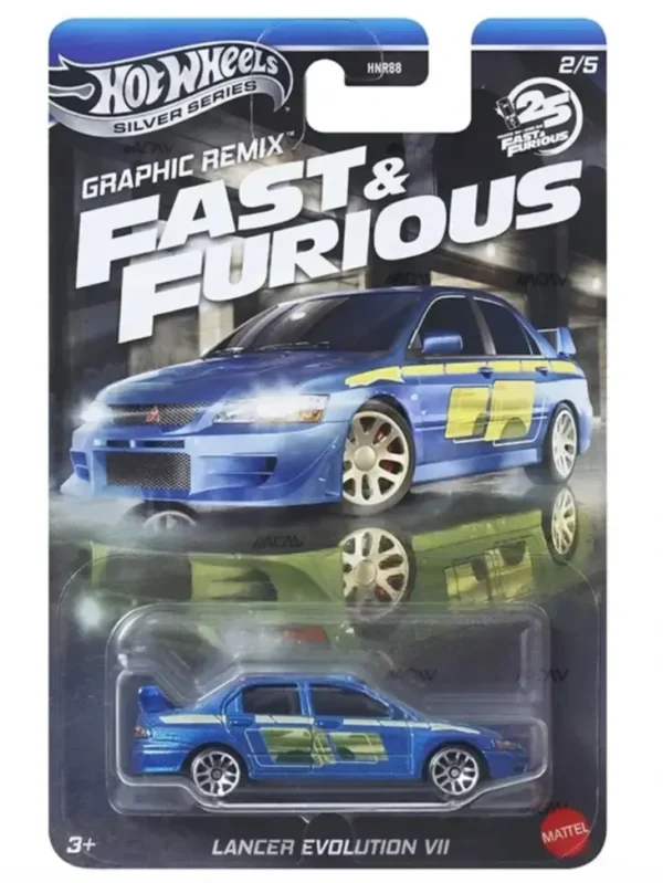 Hot Wheels Fast & Furious Graphic Remix Lancer Evolution VII