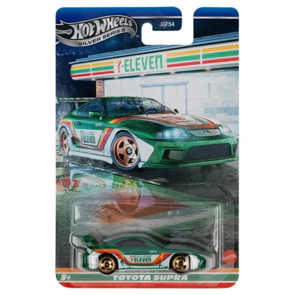 Hot Wheels 7-Eleven Toyota Supra | Silver Series (Imported, Rare and Limited edition)