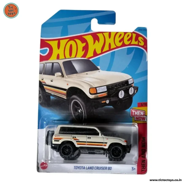 Hot Wheels TOYOTA LAND CRUSIER 80 (White) 2023 Card
