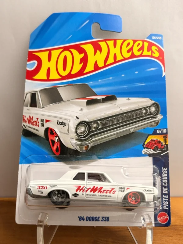 Hot Wheels 64 Dodge 330 White
