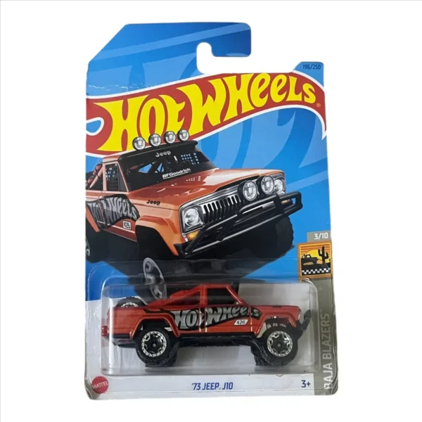 Hot Wheels 73 Jeep J10 HW Hot Trucks Ages 3 and Up (orange) -