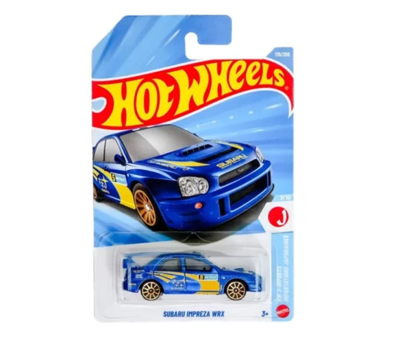 Hot Wheels Subaru Impreza Blue J Case 2026