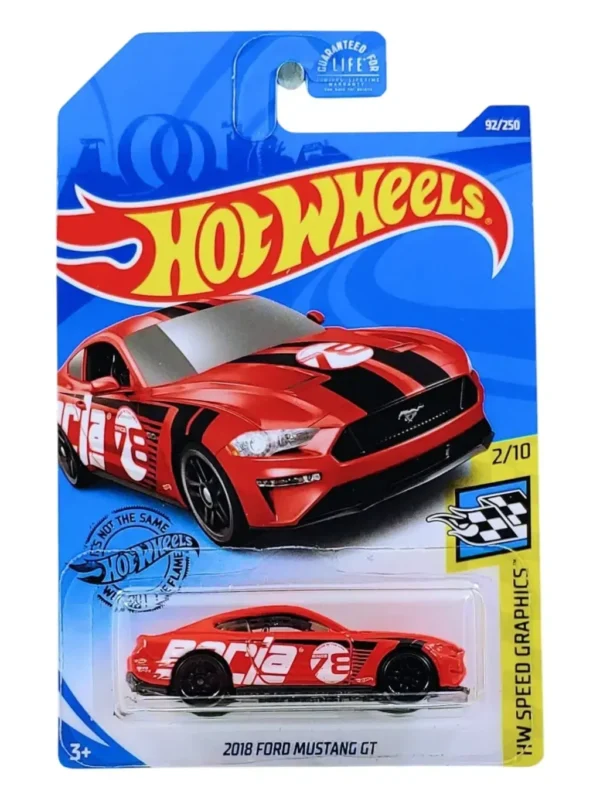 HotWheels 2018 Ford Mustang GT Imported Mainline Red