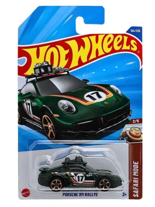 Hot Wheels SAFARI MODE - Porsche 911 Rallye (Green)