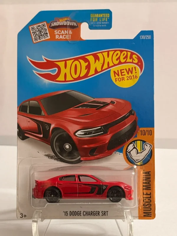 Hot Wheels 15 Dodge Charger SRT Red US card