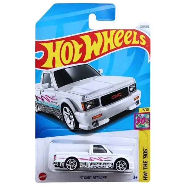 Hot Wheels 91 GMC Syclone HW The 90s for Ages 3 and Up (White)