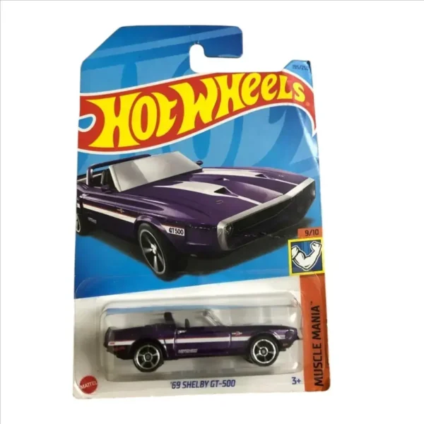 Hot Wheels '69 Shelby GT 500 2023 (Purple) -(2023 Card)