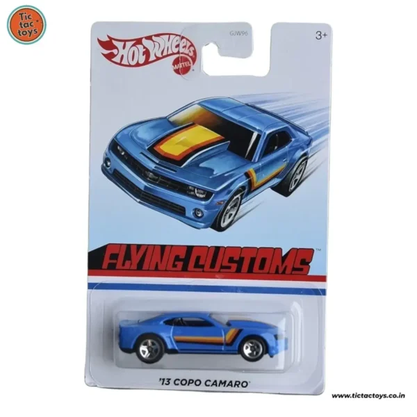 Hot Wheels Imported Card: 13 Copo Camaro (Blue)