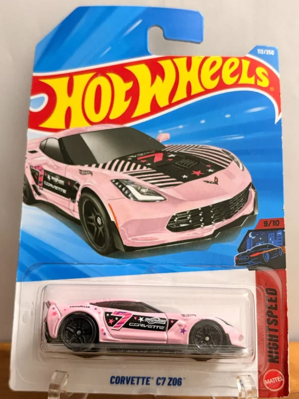 Hot Wheels Corvette C7 Z06 Pink