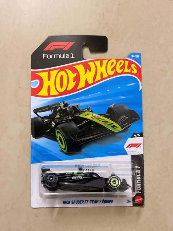 Hot Wheels Kick Sauber F1 Team Formula 1 Ages 3 and Up 154/250 (Black)