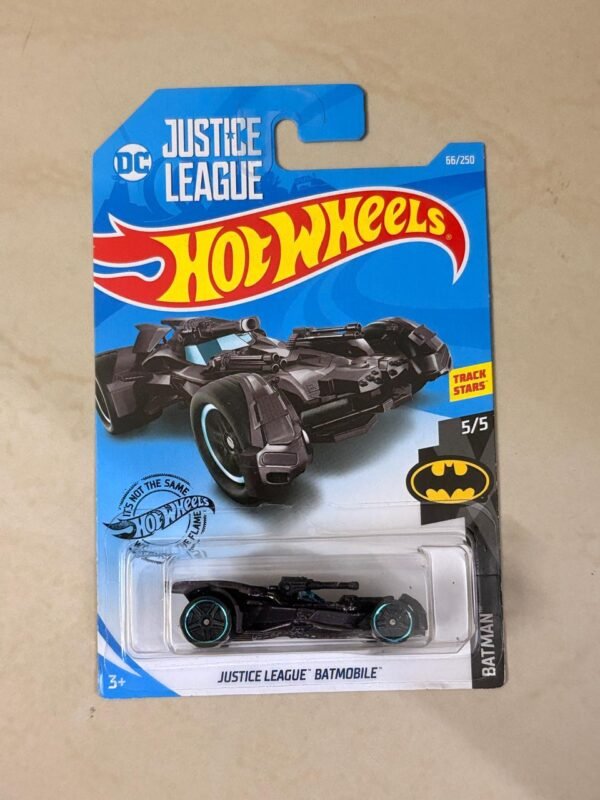 Hot Wheels Batman Justice League Batmobile, 66/250 Blue Imported card Black wheels and glass