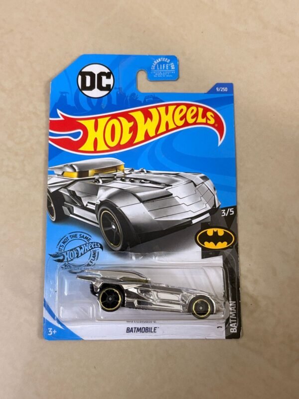 Hot Wheels Batmobile Imported US card (Chrome Orange wheels)  9/250