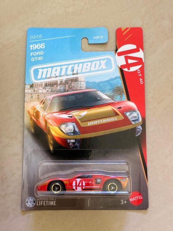 Matchbox 1966 Ford GT40 Red
