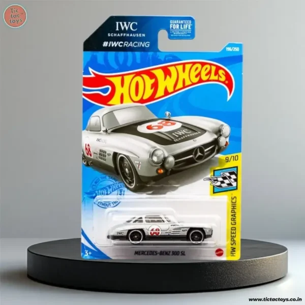 Hot Wheels Mercedes Benz 300 SL (Grey) (Imported card)