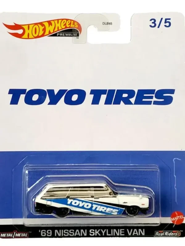 Hot Wheels 69 Nissan Skyline Van Real Riders Tires US Import
