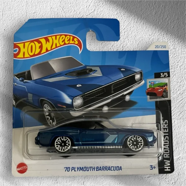 Hot Wheels - ?70 Plymouth Barracuda - HW Roadsters Mopar - Chrysler (Imported Card)