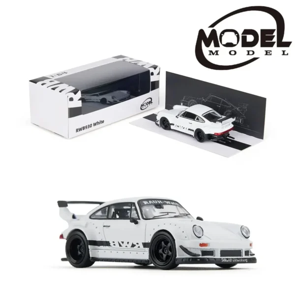 1:64 MODEL Model Porsche RWB 930 White