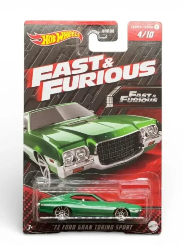Hot Wheels 72 Ford Gran Torino Sport Furious 7 The Fast and The Furious