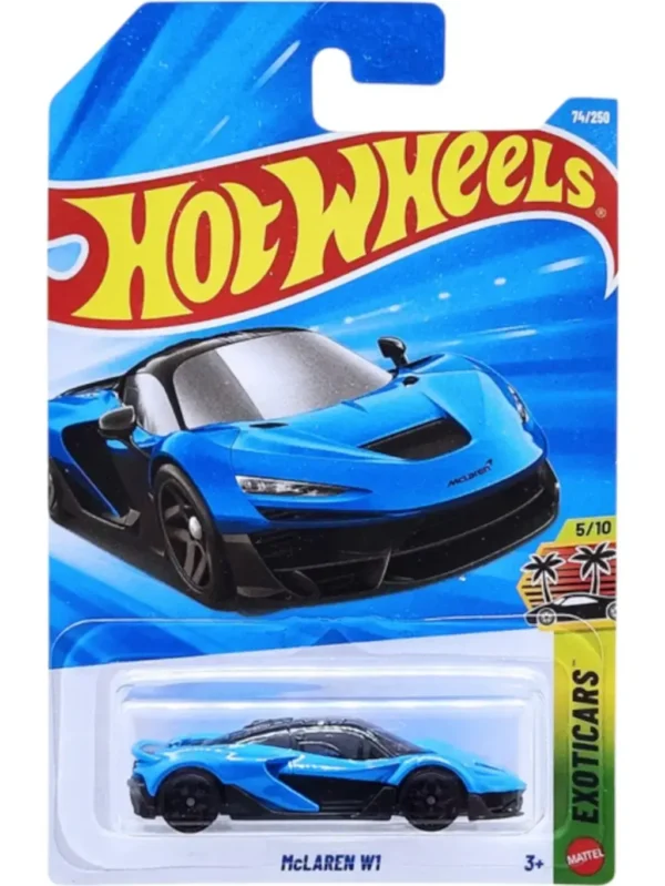 Hot Wheels 2025 Card Mclaren W1 Blue 2025