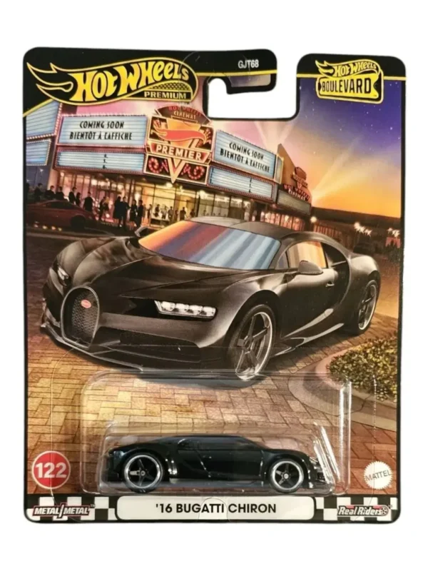 HotWheels 2025 Boulevard Set 16 Bugatti Chiron Imported Premium 1:64 Scale
