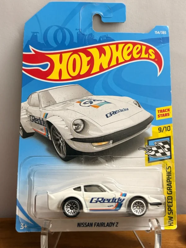 Hot Wheels Nissan Fairlady Z White Imported card