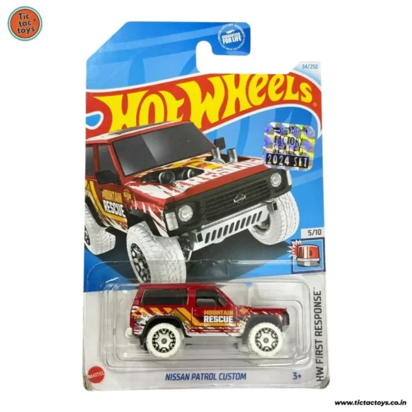 Hot Wheels Nissan Patrol Custom (Red) (Imported card)
