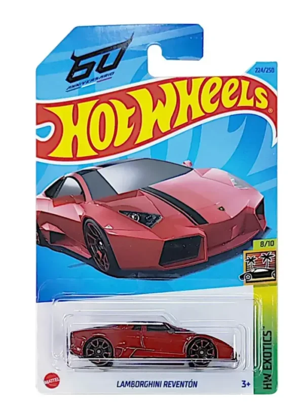 Hot Wheels Lamborghini Reventon (Red) Imported card