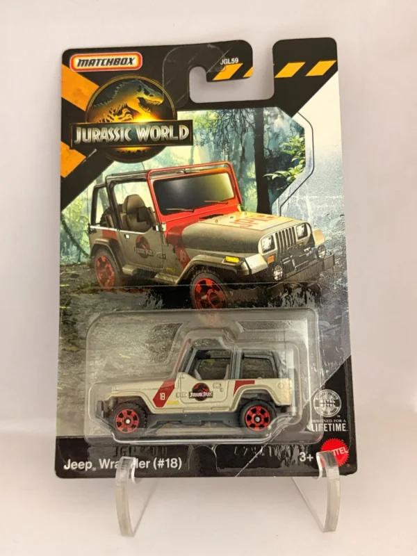 Hot Wheels Jurassic World Jeep Wrangler (#18)