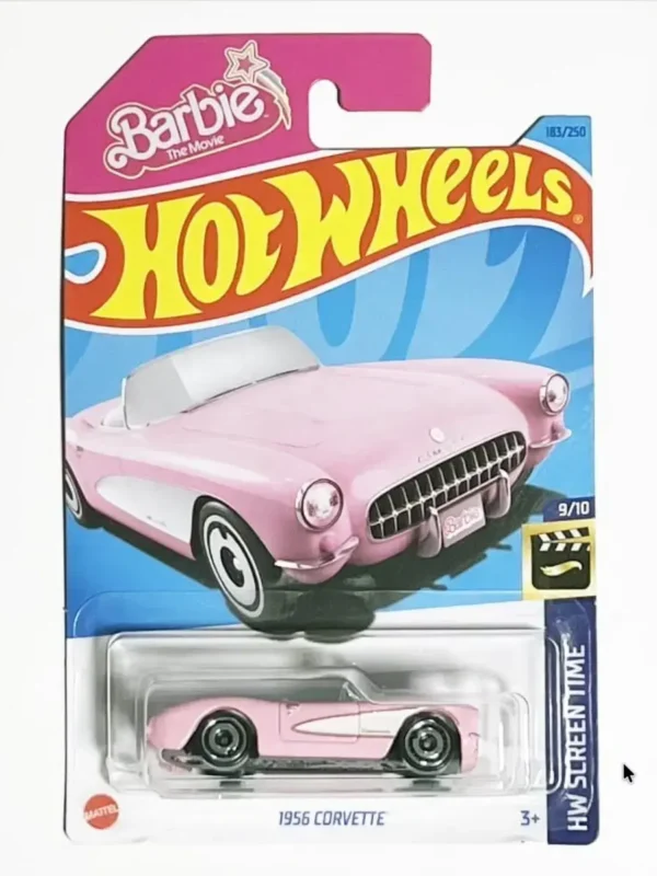 Hot Wheels 1956 Corvette Barbie - (Pink) 2023 card