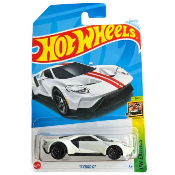 Hot Wheels 17 Ford GT White 2024