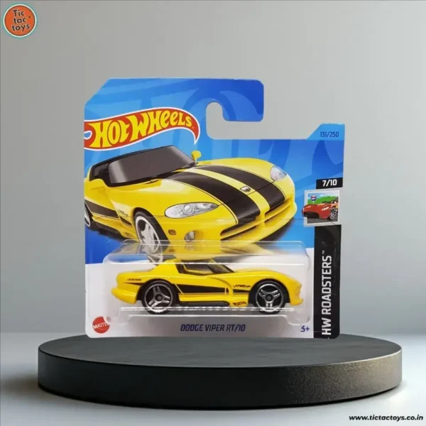 Hot Wheels Imported Card : Dodge Viper RT/10 (Yellow)