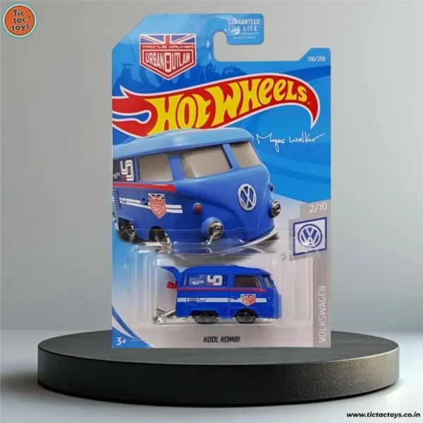 Hot Wheels Kool Kombi (Blue ) (Imported card)