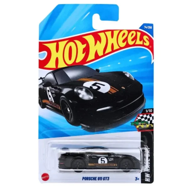 Hot Wheels - Porsche 911 GT3 -(Black) Imported Card