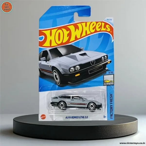 Hot Wheels Imported Card: Alfa Romeo GTV6 3.0 (Grey)