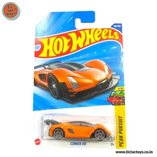 Hot Wheels CZINGER 21C (Orange) HW Green Speed 2025 card