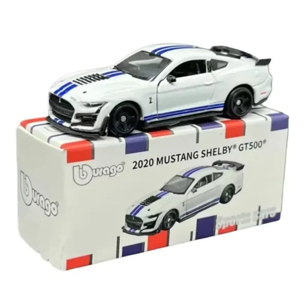 Bburago: 2020 Mustang Shelby GT500 - White
