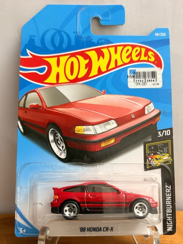 Hot Wheels 88 Honda CR X H Imported Card Red