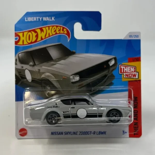 Hot Wheels Nissan Skyline 2000GT R LBWk (Grey) Imported Short card