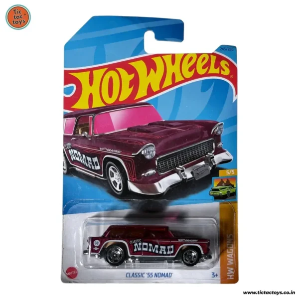 Hot Wheels Classic 55 Nomad (Red) 2023 Card