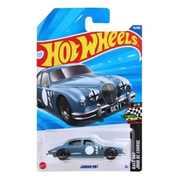 Hot Wheels Imported Card: Jaguar MK 1 -HW Race day (Blue) 2025