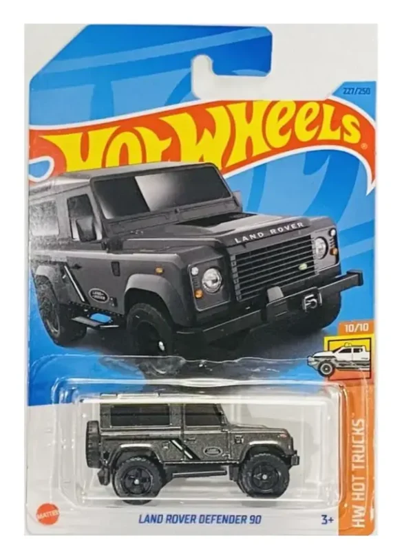 Hot Wheels Land Rover Defender 90 (Black) Imported Card