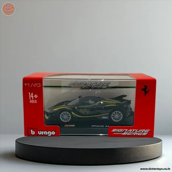 Bburago Signature Series 1:43 Scale Ferrari FXX K Diecast Car Model (Black)