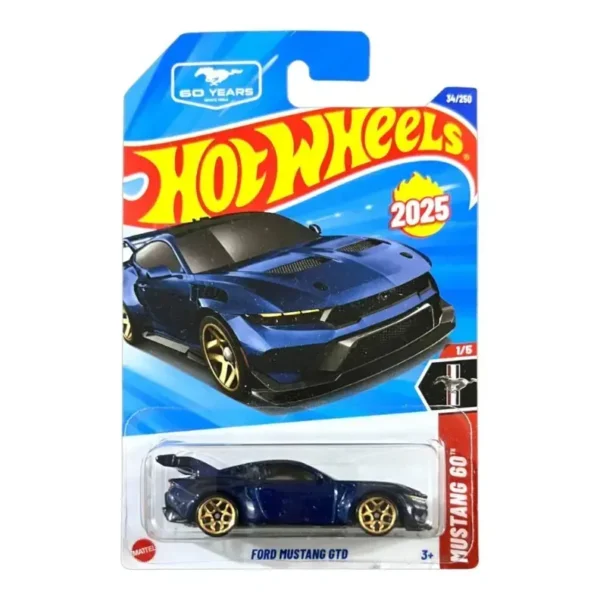 Hot Wheels - Ford Mustang GTD (Blue) 2025 card